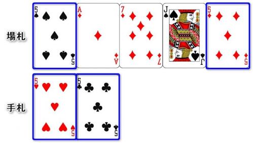 ポーカー 場札を使った楽しいカードゲーム